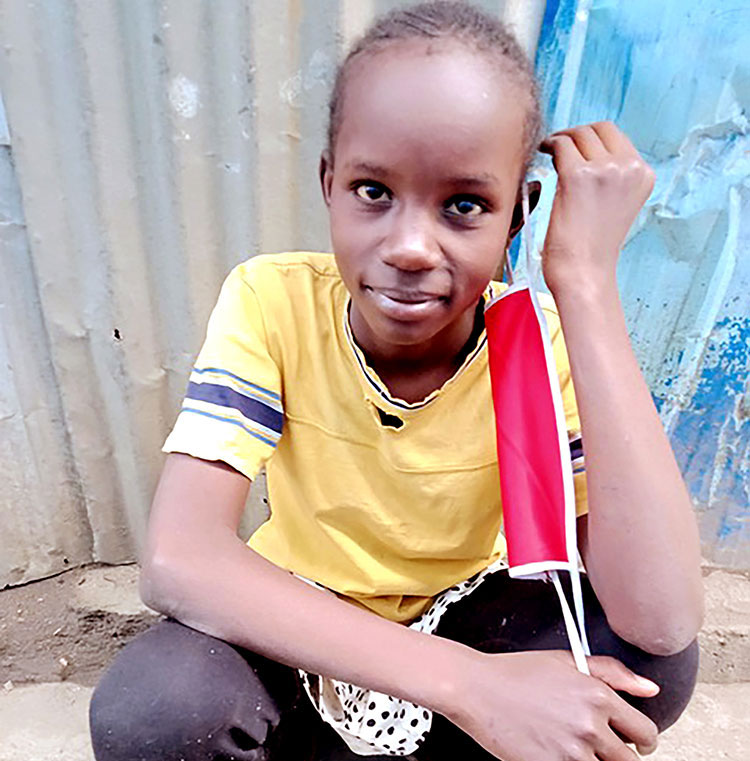 Picture of Gloria in Kenya