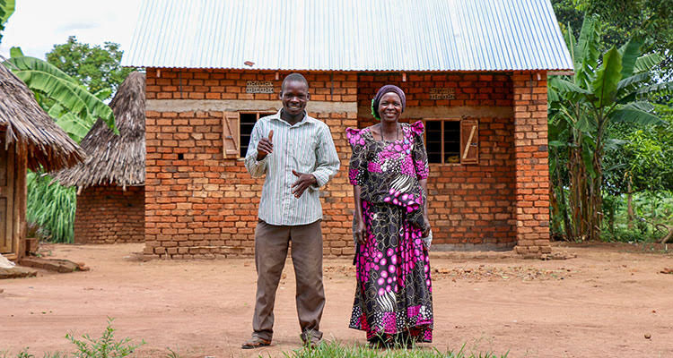 Picture of home built with profit from Farming God's Way