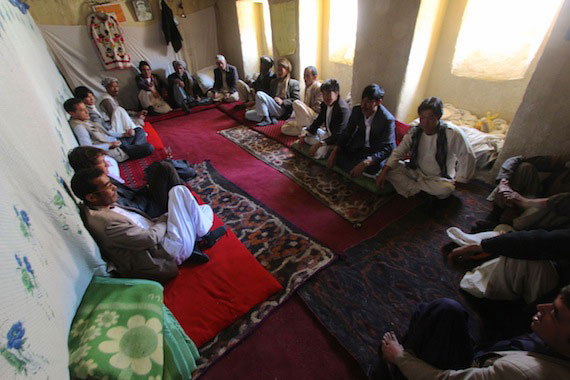 afghan-men-sitting-before-meal