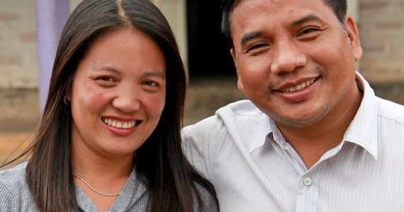 Kham and his wife