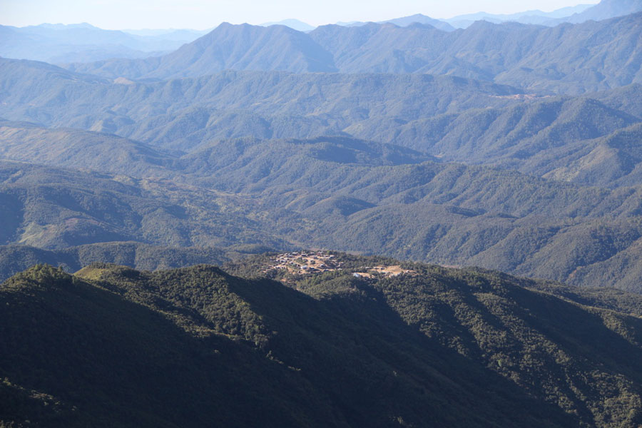 Picture of mountains of Myanmar where Orphan's Tear works