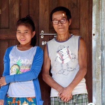 parent-child Picture of father with child after reunification