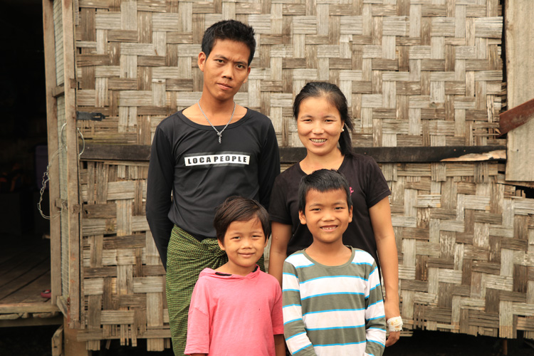 Picture of reconciled family