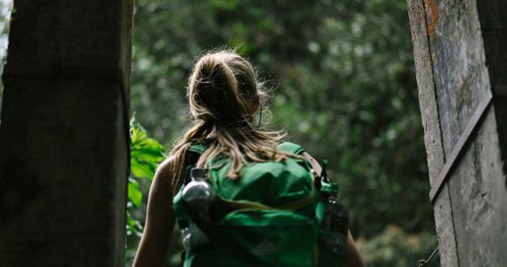 Picture of undercover missionary in jungle