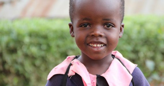 Picture of student at Heaven's Family supported school