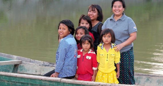 Picture of social worker in Myanmar