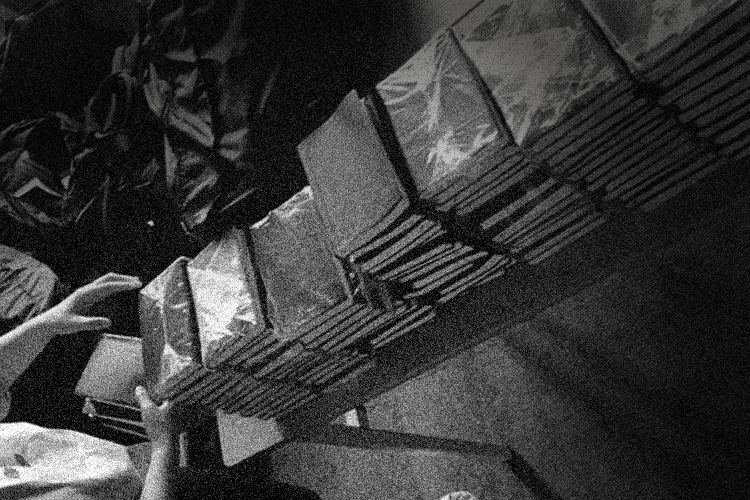 Picture of Bibles being smuggled