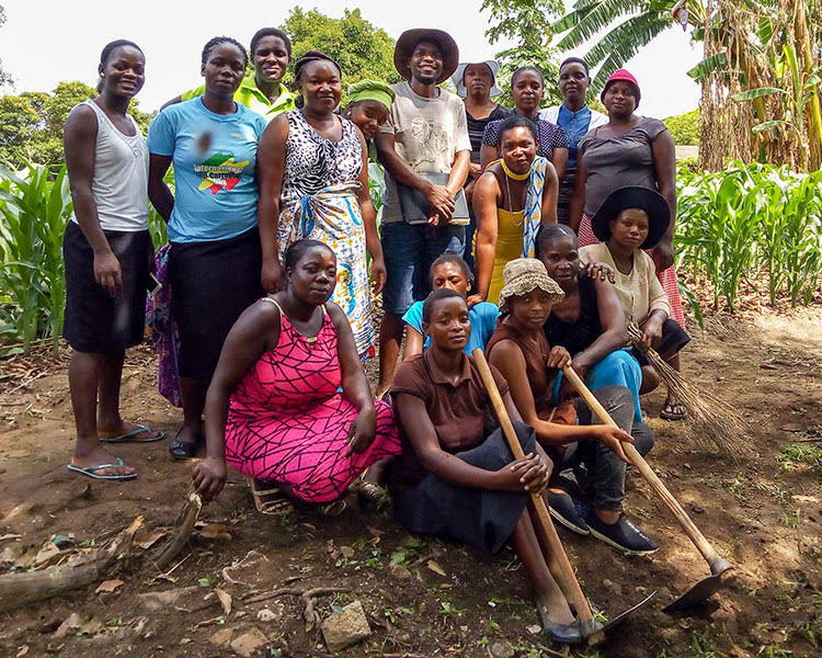 Picture of subsistence farmers in Africa