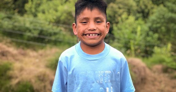 Picture of a boy rescued from trafficking in Mexico