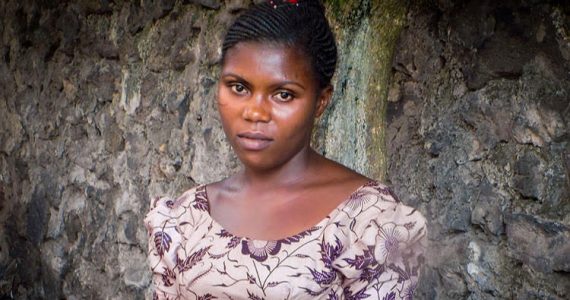 Picture of victim of sexual violence in DR Congo