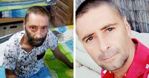 Picture of a man freed from addiction in Israel