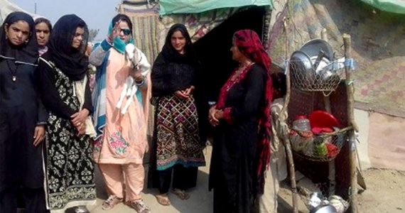 Picture of unreached Muslim people who received the Word of God