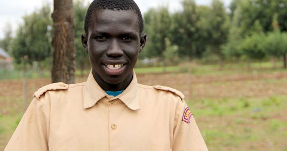 Picture of Daniel, a refugee from Kenya
