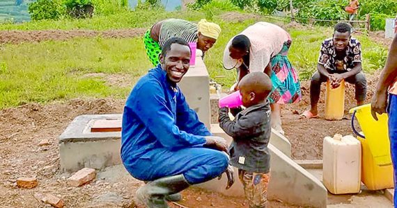 Image of safe water in Rwanda