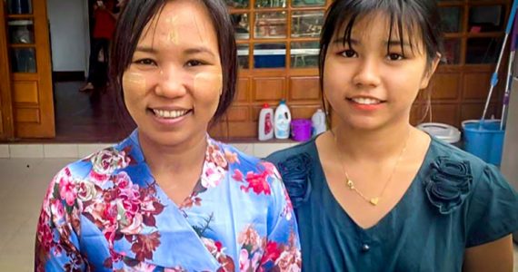Image of rescued victim of human trafficking