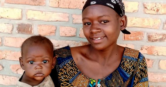 Image of Valentine with her child