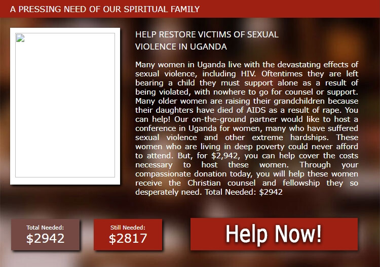 Click to Help More Victims of Sexual Violence