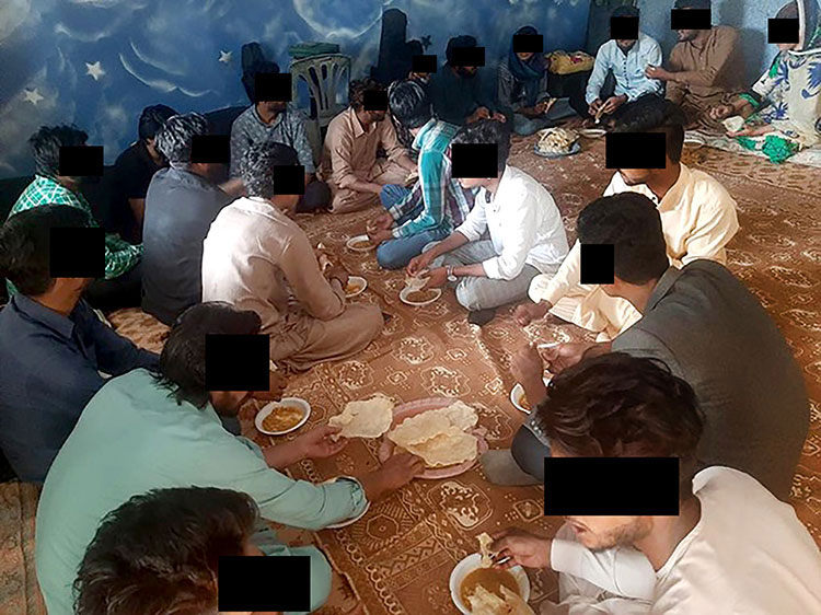 Picture of house church meeting