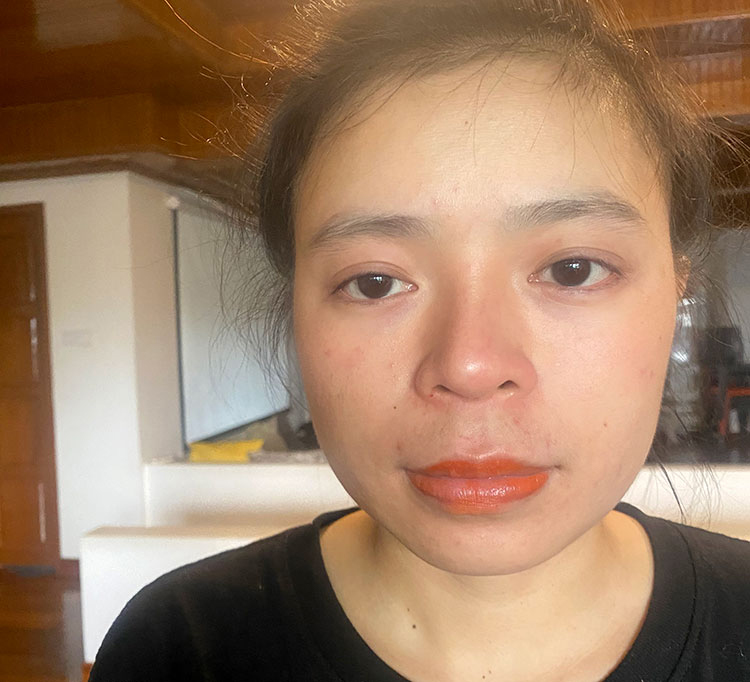 Image of woman in Vietnam who was rescued from slavery