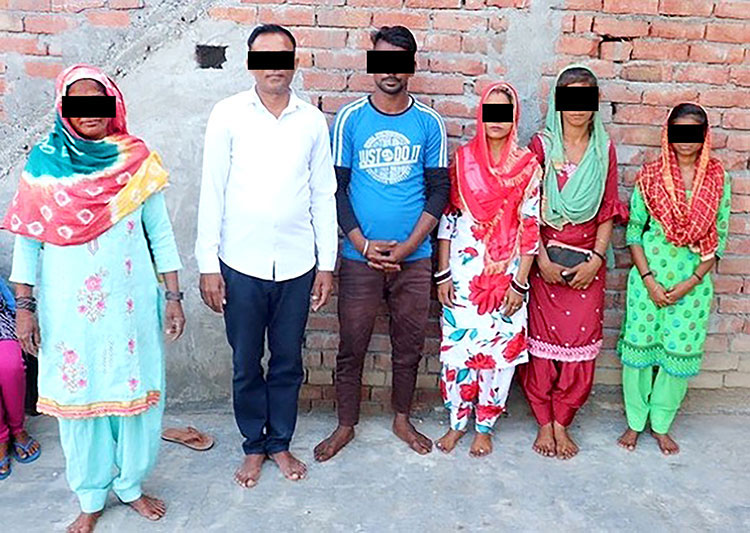 Image of new Christians in India