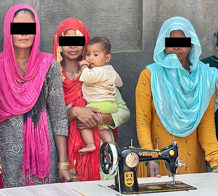 Image of women with sewing machines
