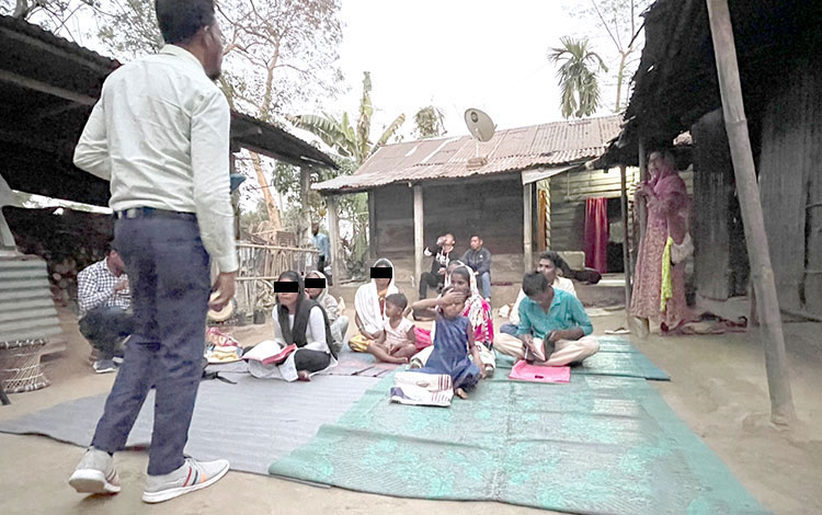 Image of missionary preaching