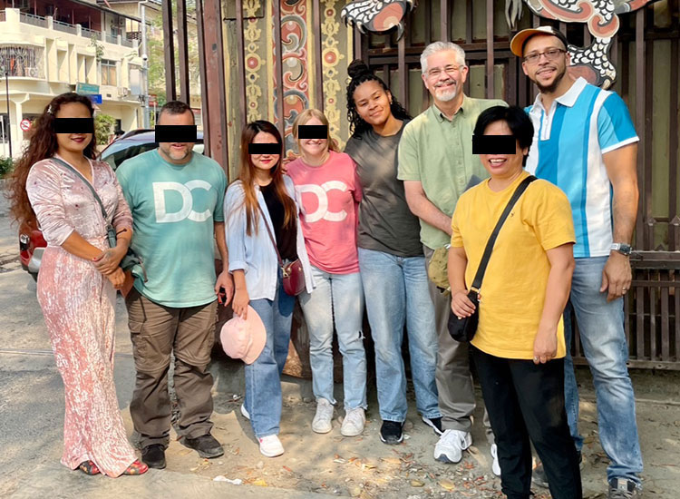 Image of missionary team in Bhutan