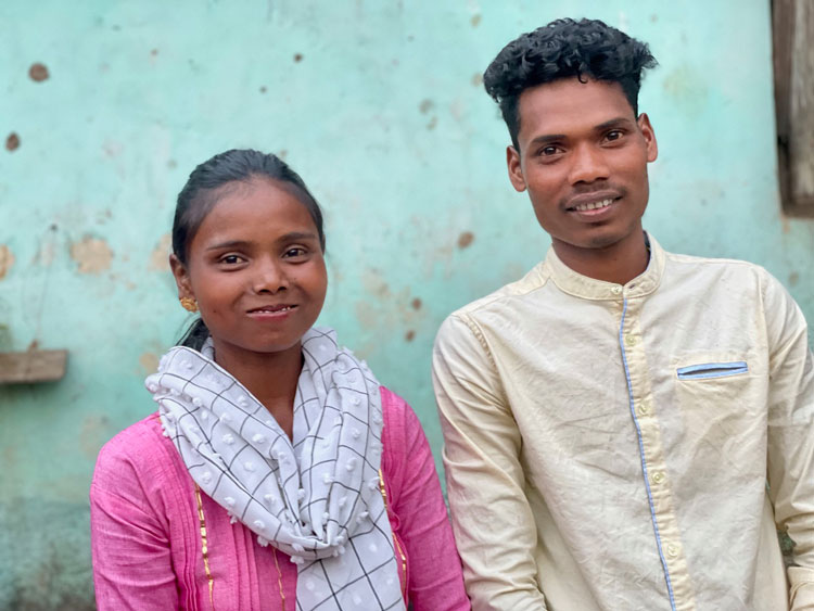 Image of Christian couple in India
