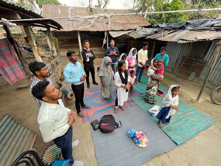 Image of small church in India