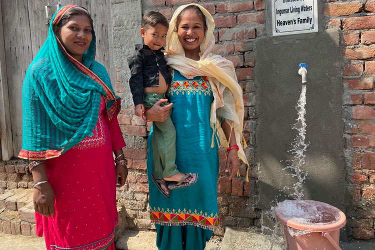 Image of well in India