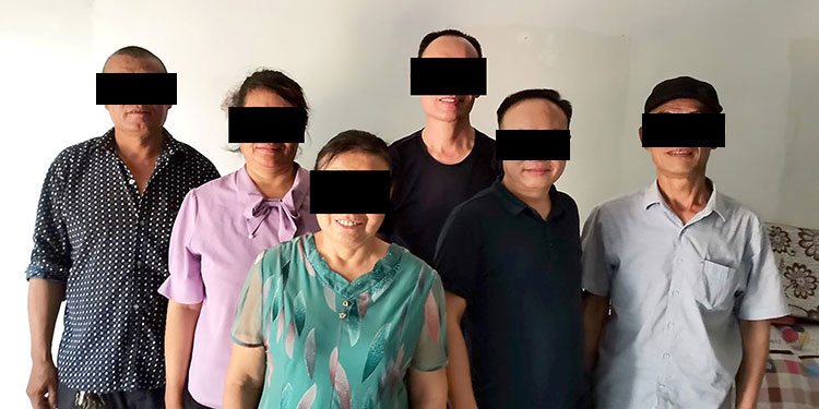 Image of family that has been reached with the gospel