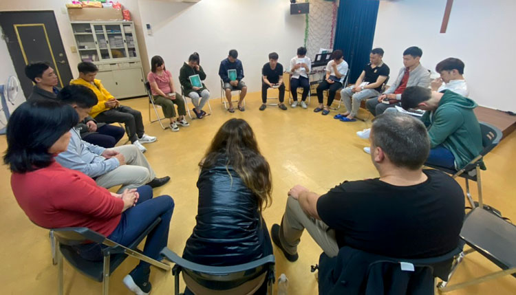 Image of group in Taiwan