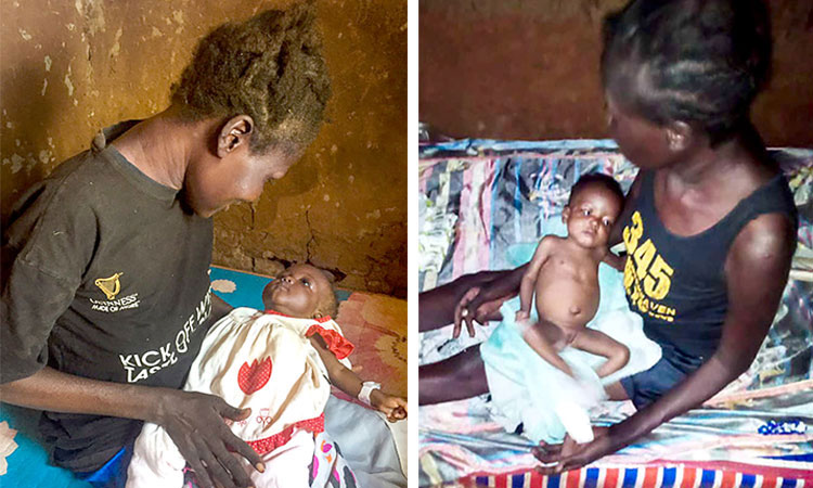 Image of Mercy with her baby