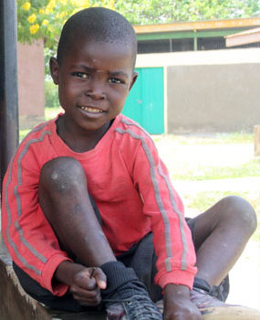 One of the students at Joy Valley