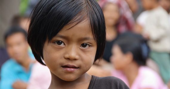 Little girl in Chin State, Myanmar