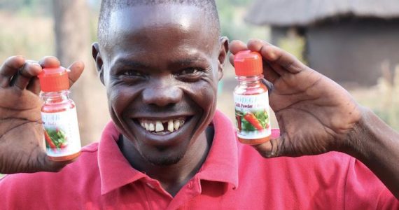 Entrepreneur Robert with his Food Gear Child Powder