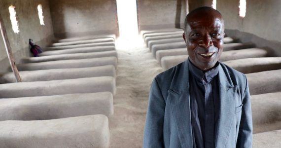 Picture of episcopal pastor and farmer in Malawi