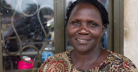 Picture of former sex slave in Uganda