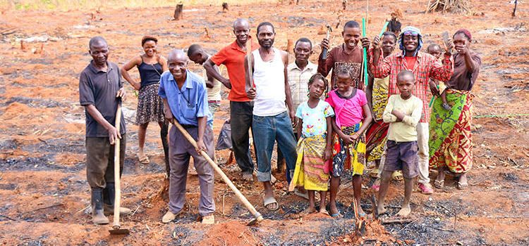 Picture of farmers in DR Congo