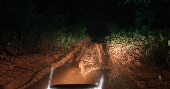 Picture of car trip in Cameroon