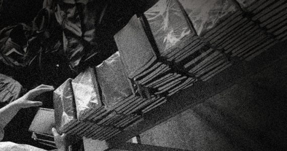 Picture of Bibles being smuggled
