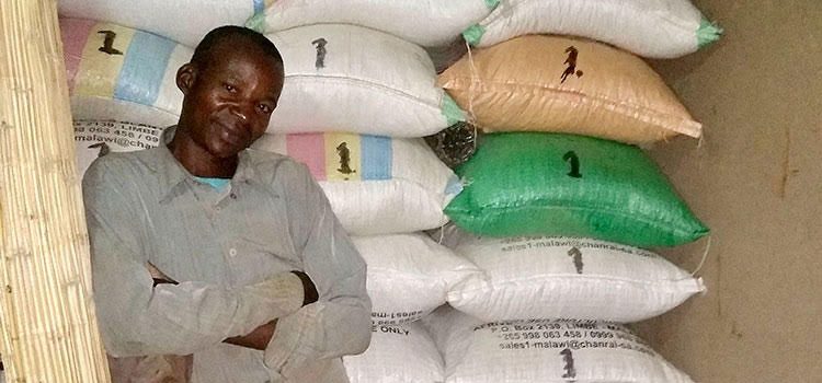 Picture of farmer in Malawi