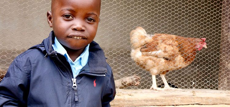 Picture of deaf student in Zimbabwe