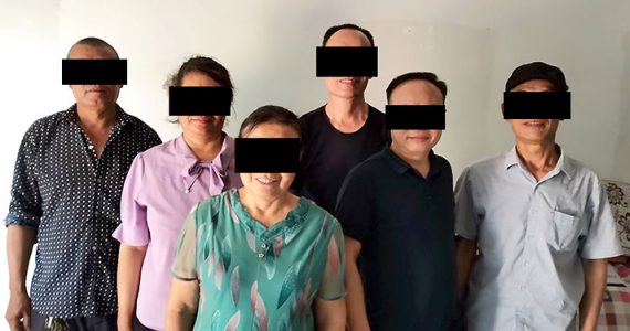 Image of family in China that has been reached with the gospel
