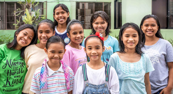 Image of rescued girls